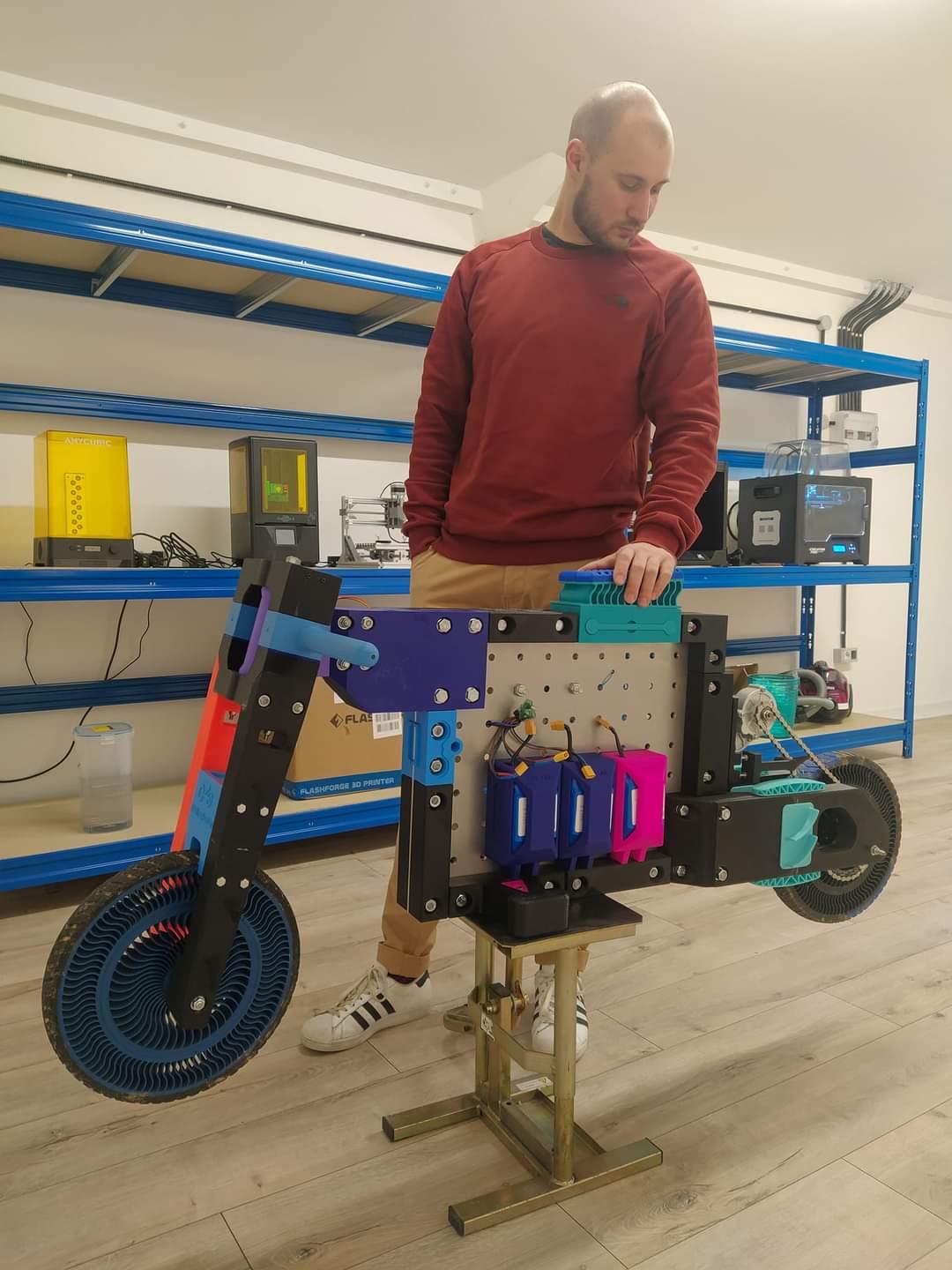 Moto stampata in 3D